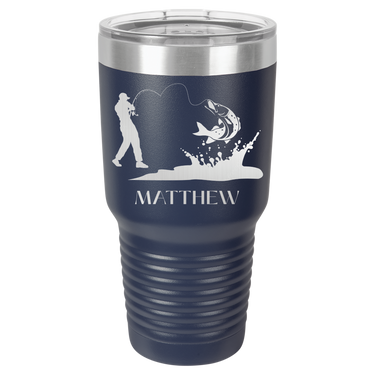 Custom Fishing 30oz Ringneck Tumbler